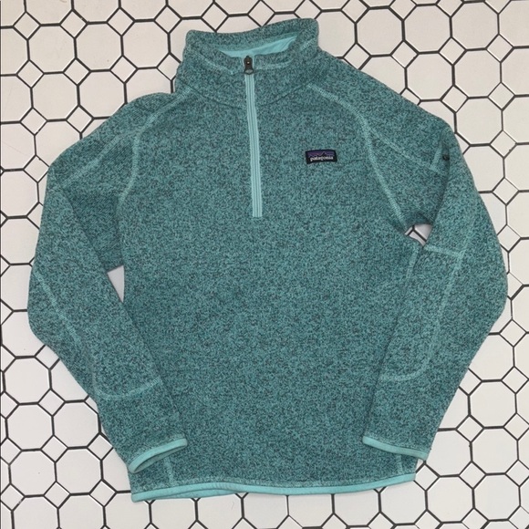 Patagonia Other - Patagonia better sweater 1/4 zip pullover. Girls size 12
